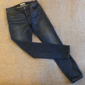 Madewell high rise skinny jeans